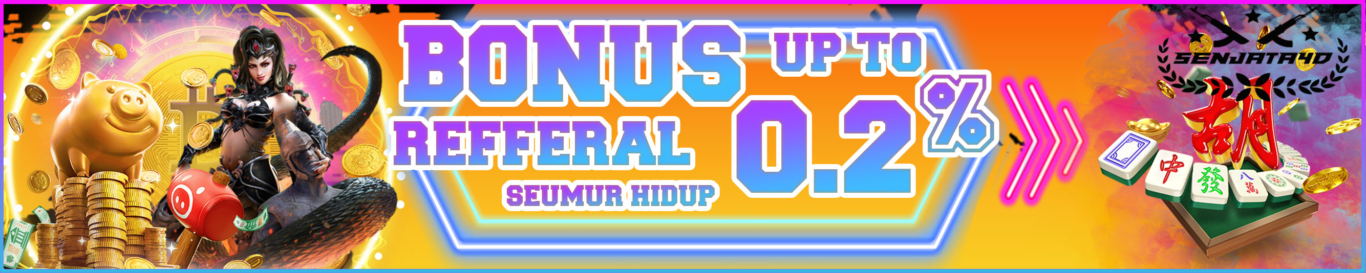 Bonus Refferal Slot Senjata4d